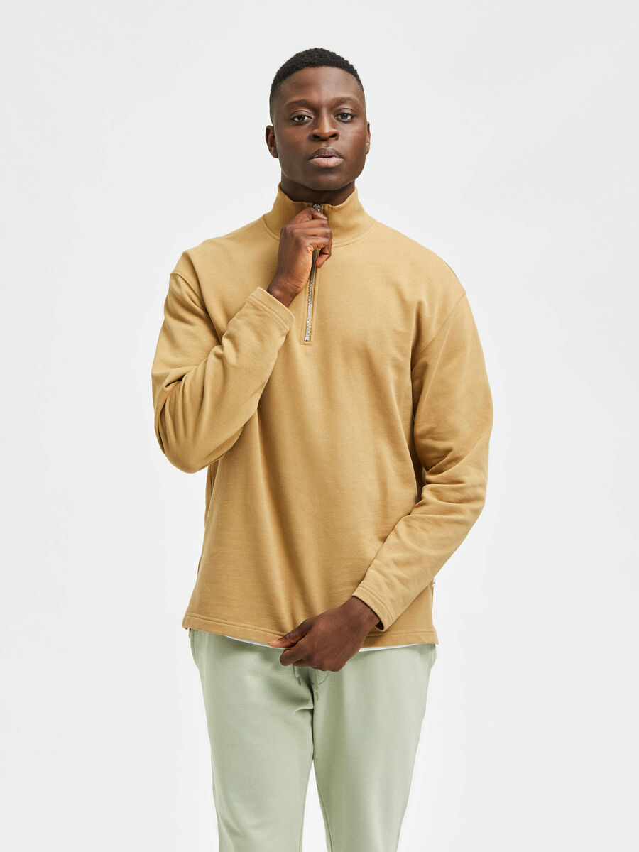 Selected COTON BIOLOGIQUE SELECTED STANDARDS SWEAT-SHIRT, Kelp, highres - 16082486_Kelp_003.jpg