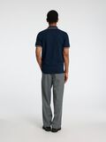 Selected SHORT SLEEVED POLO SHIRT, Dark Sapphire, highres - 16095852_DarkSapphire_004.jpg
