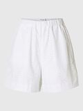 Selected BRODERIE ANGLAISE SHORT À TAILLE HAUTE, Bright White, highres - 16097773_BrightWhite_001.jpg