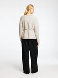 Selected EN LAINE MÉLANGÉE AVEC CEINTURE CARDIGAN, Birch, highres - 16095572_Birch_1153053_004.jpg
