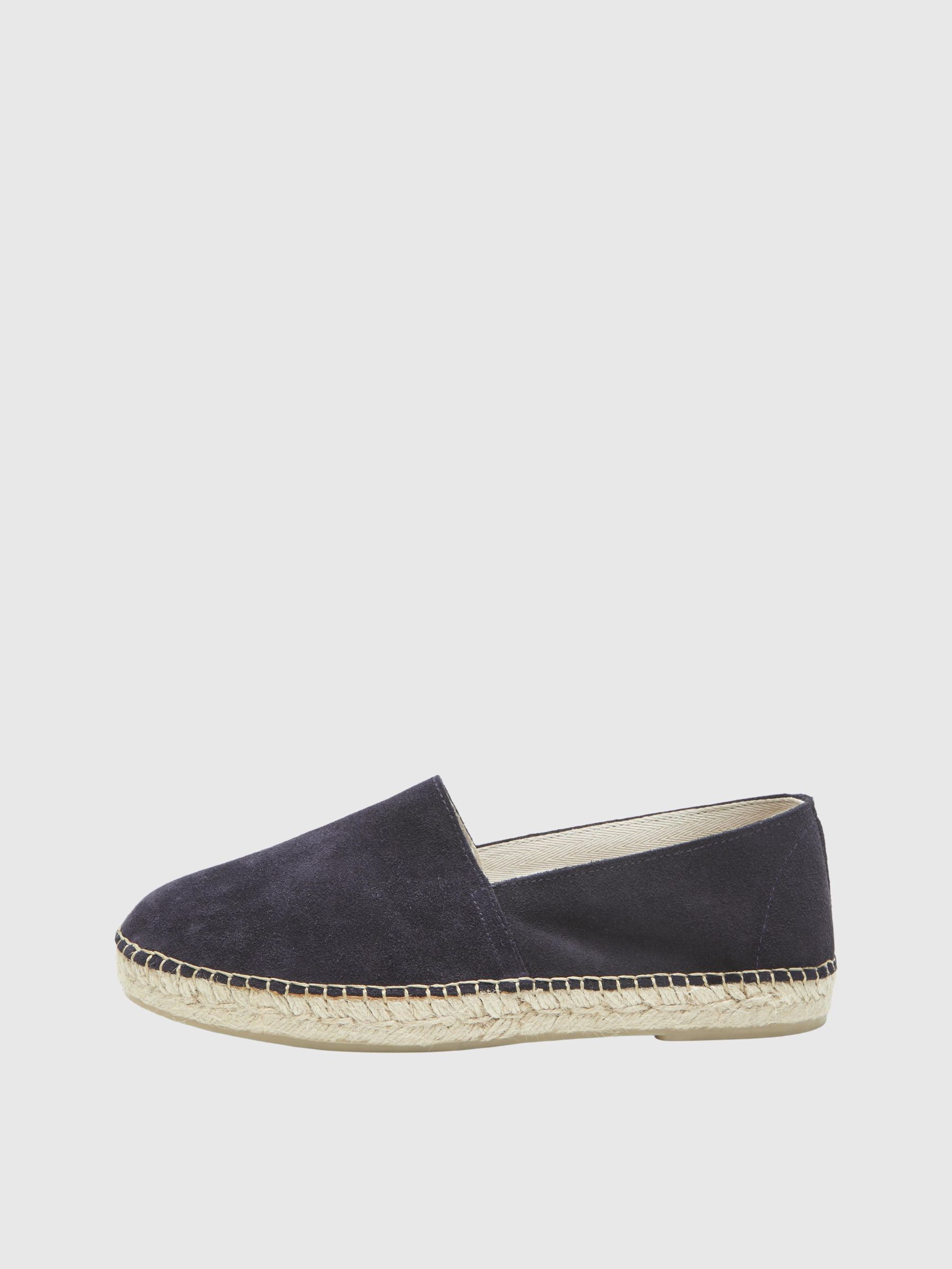SUEDE ESPADRILLES Blue SELECTED HOMME