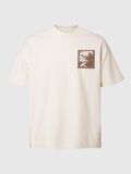 Selected T-SHIRT GIROCOLLO, Egret, highres - 16095715_Egret_001.jpg