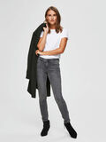 Selected MID WAIST SKINNY JEANS, Black Denim, highres - 16066492_BlackDenim_005.jpg