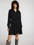 Selected VISKOSEBLANDING KORT KJOLE, Black, highres - 16094307_Black_008.jpg