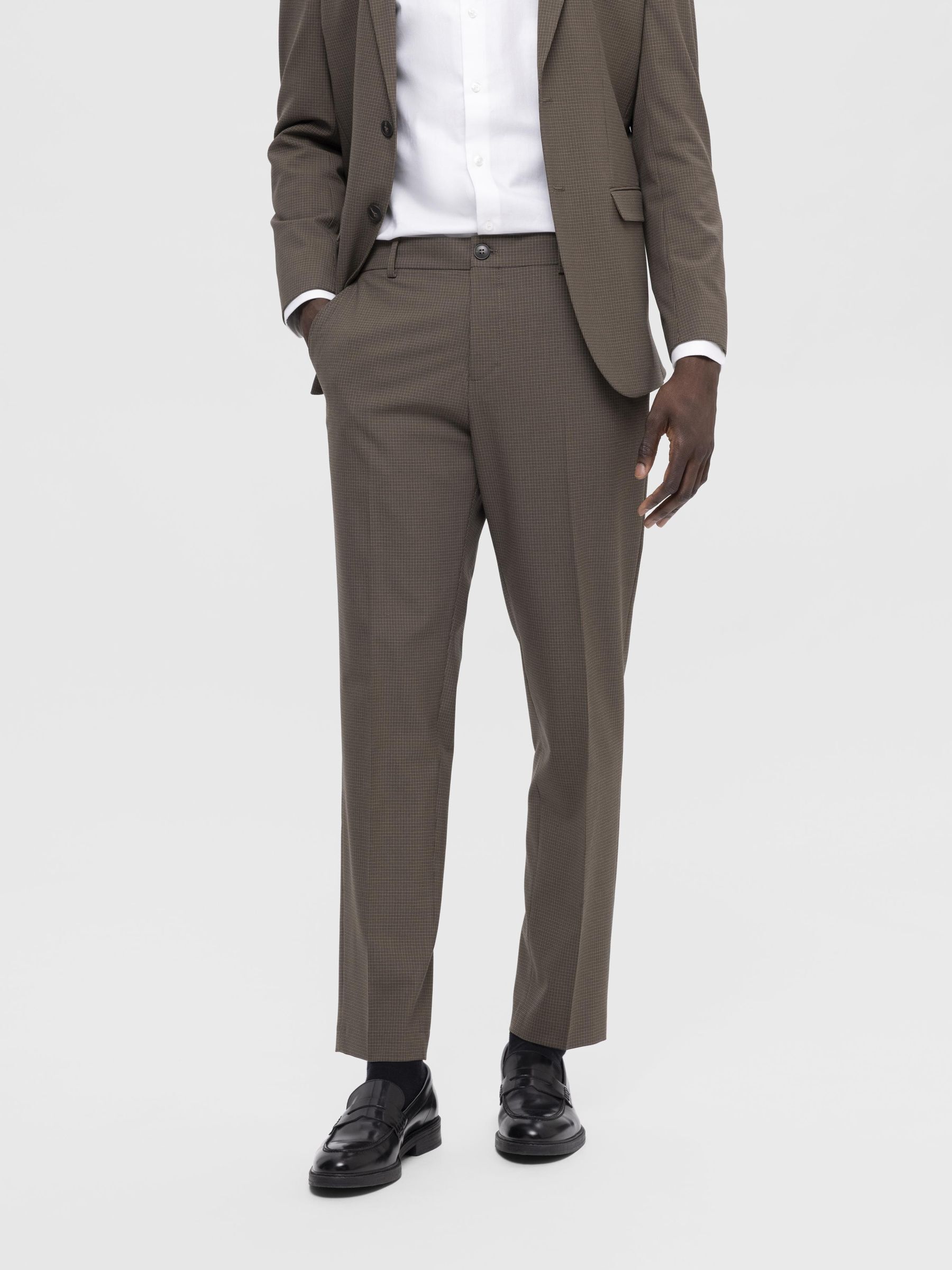 Pantalon costume carreaux homme clearance