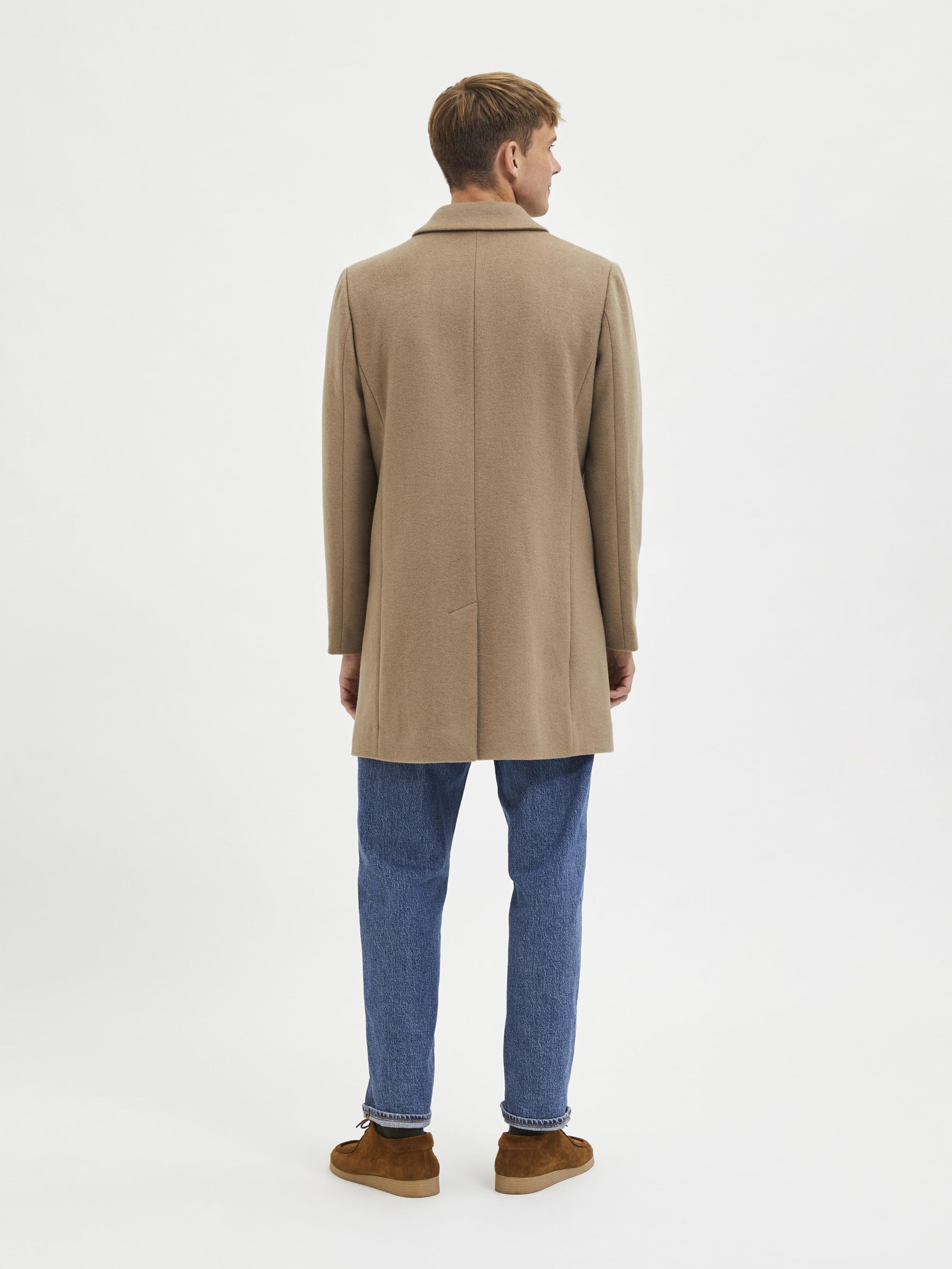 Selected homme wool epsom coat outlet