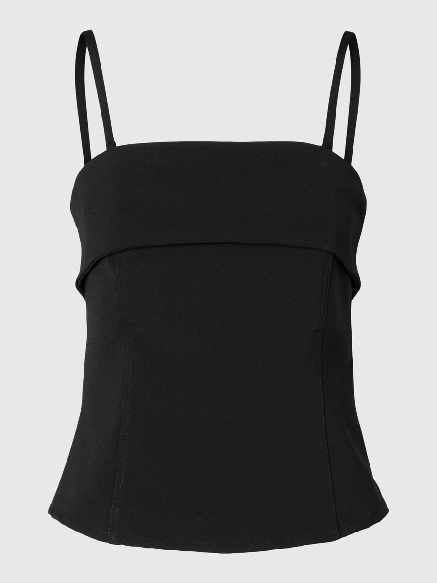 Selected STRAPLESS TOP, Black, highres - 16095004_Black_001.jpg