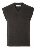 Selected V-NECK KNITTED VEST, Charcoal Gray, highres - 16091025_CharcoalGray_1053612_001.jpg