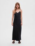 Selected PETITE SATIN SLIP DRESS, Black, highres - 16091468_Black_003.jpg