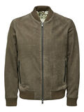 Selected SUEDE JACKET, Morel, highres - 16077542_Morel_001.jpg