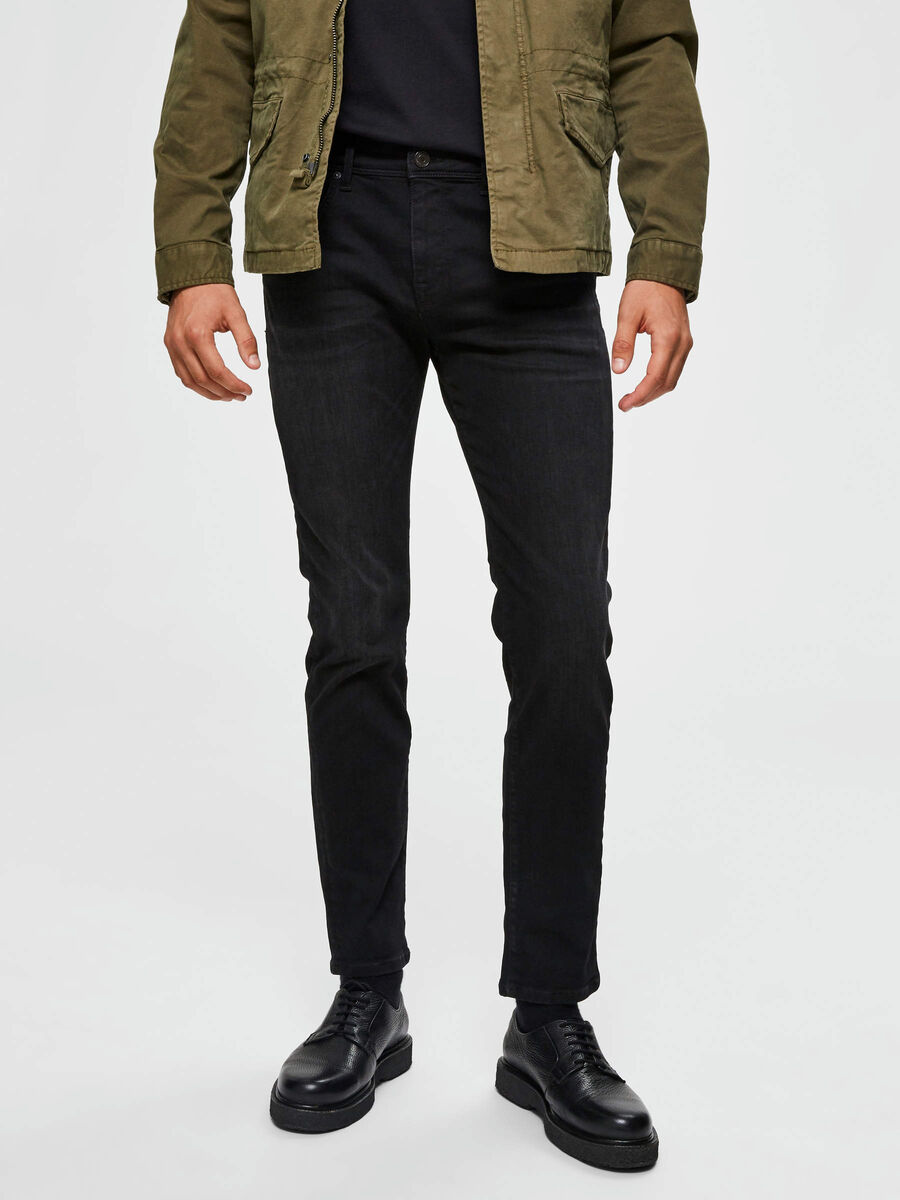 Selected SLIM FIT -FARKUT, Black Denim, highres - 16071365_BlackDenim_003.jpg