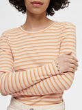 Selected STRIPED LONG-SLEEVED T-SHIRT, Papaya, highres - 16078946_Papaya_977639_006.jpg