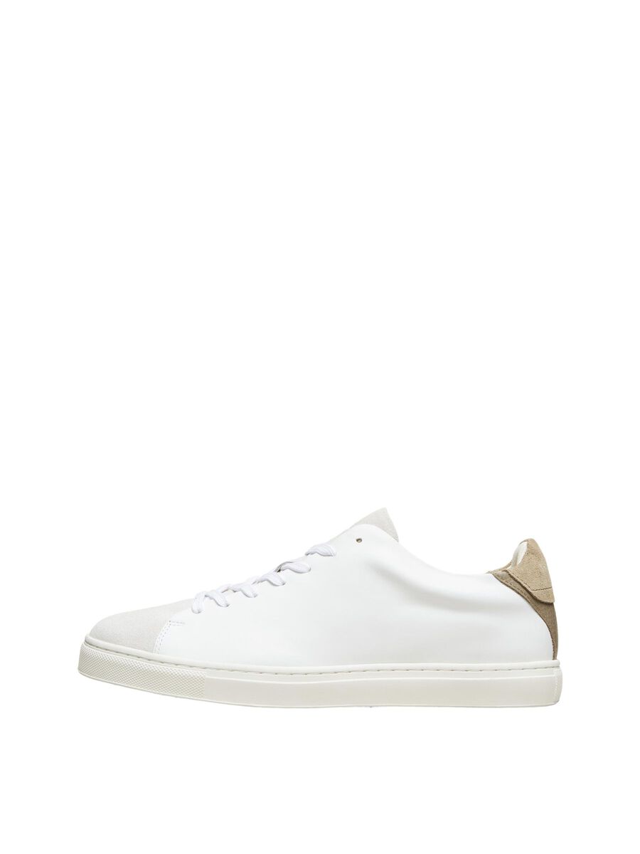 Selected LEATHER SUEDE - TRAINERS, Sand, highres - 16075981_Sand_001.jpg