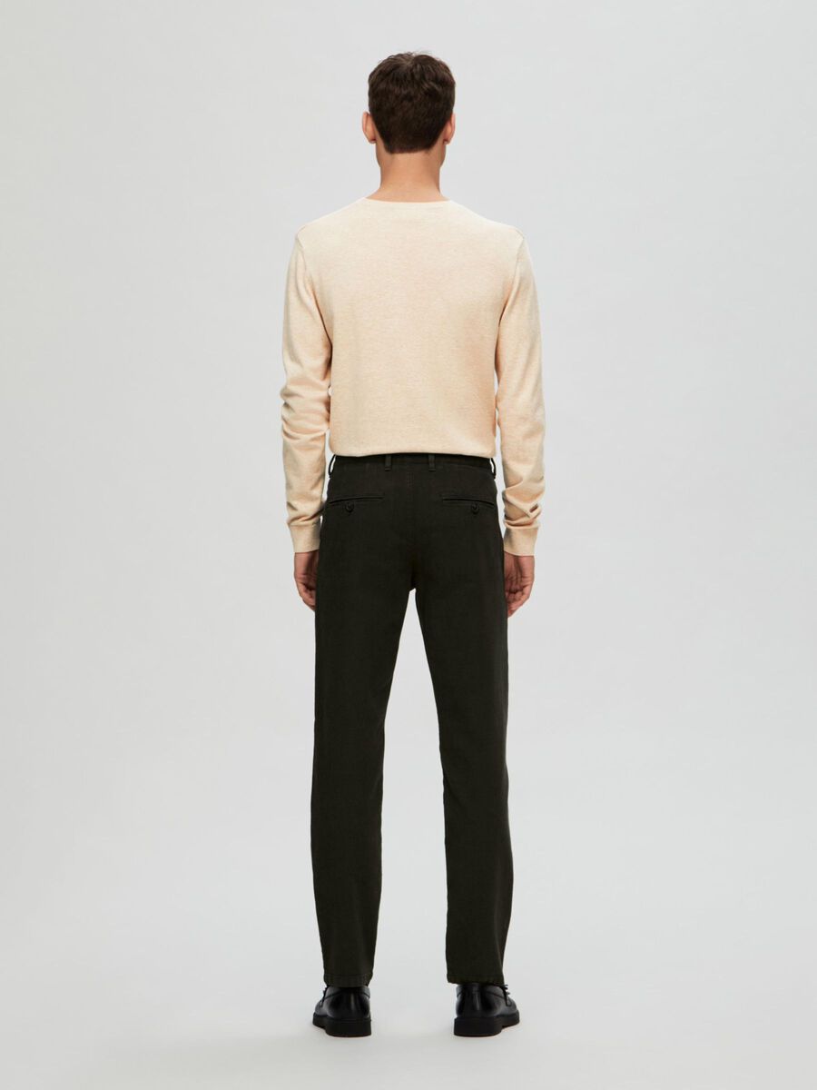 Selected 175 SLIM FIT STRUKTURERAD CHINOS, Rosin, highres - 16091554_Rosin_004.jpg