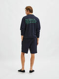 Selected STICKAD SWEATSHORTS, Navy Blazer, highres - 16083439_NavyBlazer_004.jpg