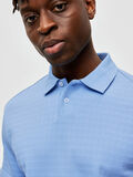 Selected TEXTURED POLO SHIRT, Bel Air Blue, highres - 16088575_BelAirBlue_006.jpg
