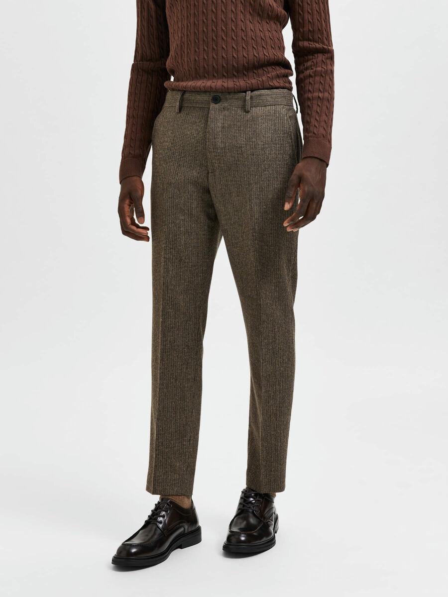 Selected 175 SLIM FIT TROUSERS, Brownie, highres - 16085276_Brownie_968683_003.jpg