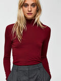 Selected PETITE - ROLKRAAG SWEATER, Cabernet, highres - 16065218_Cabernet_006.jpg