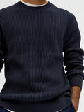 Selected RELAXED KNITTED PULLOVER, Dark Sapphire, highres - 16084150_DarkSapphire_006.jpg