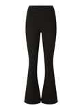 Selected KNITTED FLARED TROUSERS, Black, highres - 16093214_Black_001.jpg