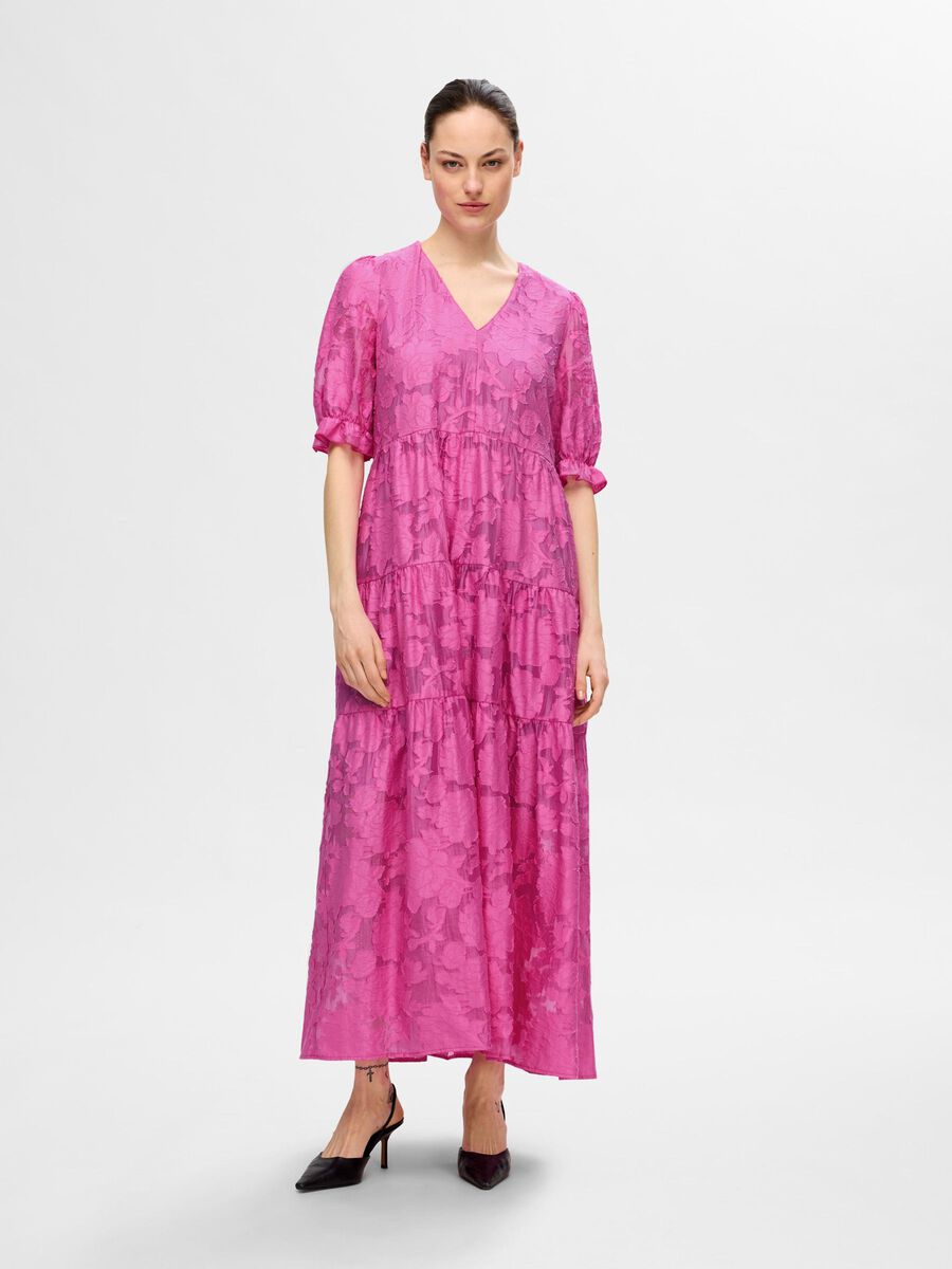 Selected FLORAL-PRINTED MAXI DRESS, Phlox Pink, highres - 16094187_PhloxPink_005.jpg