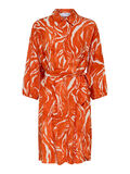 Selected PRINTED SHIRT DRESS, Orangeade, highres - 16089034_Orangeade_1012884_001.jpg