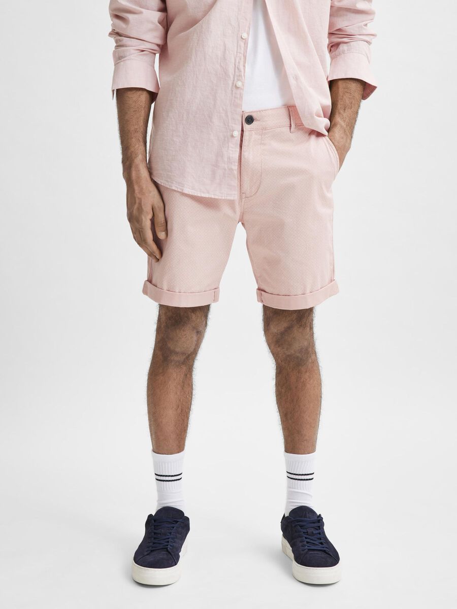 Selected STRAIGHT FIT - CHINO SHORTS, Mellow Rose, highres - 16067683_MellowRose_734967_003.jpg