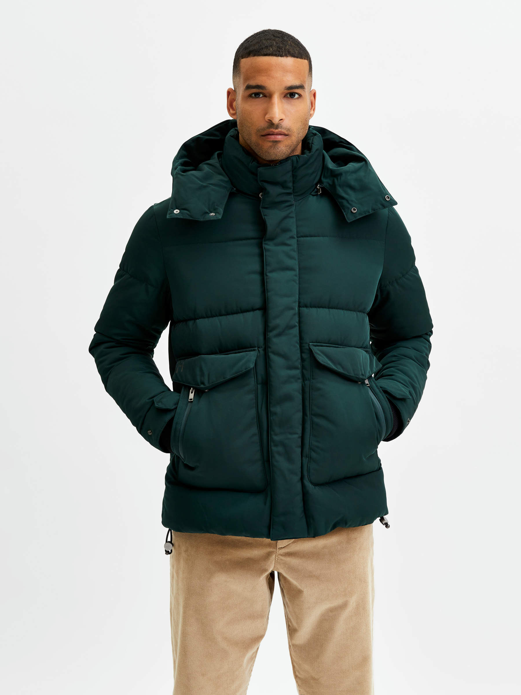 selected homme parka jacket