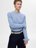 Selected WOOL BLEND RUFFLED SLEEVE PULLOVER, Endless Sky, highres - 16094269_EndlessSky_1113605_008.jpg