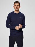 Selected LOGOTYPPRYDD - SWEATSHIRT, Maritime Blue, highres - 16073917_MaritimeBlue_003.jpg