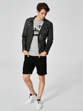 Selected BLACK BIKER - LEATHER JACKET, Black, highres - 16062548_Black_005.jpg