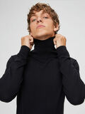 Selected DE CUELLO VUELTO - JERSEY, Black, highres - 16064670_Black_008.jpg