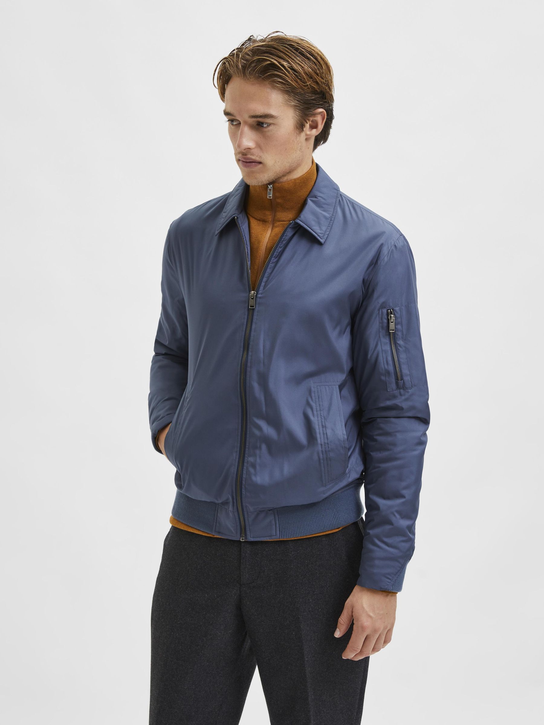 Selected homme harrington discount jacket