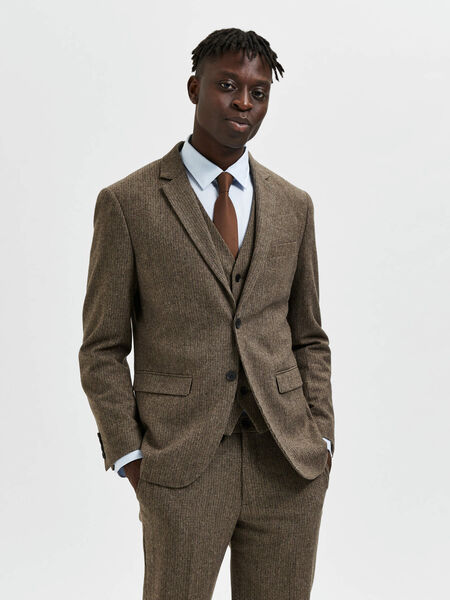 Selected WOLMIX BLAZER, Brownie, highres - 16085274_Brownie_968682_003.jpg