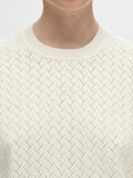 Selected SHORT-SLEEVED KNITTED TOP, Birch, highres - 16093034_Birch_006.jpg