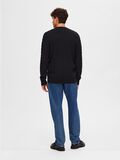 Selected CABLE KNIT KNITTED JUMPER, Black, highres - 16087876_Black_004.jpg