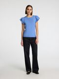 Selected BOMULL VOLANG T-SHIRT, Cornflower Blue, highres - 16089829_CornflowerBlue_005.jpg