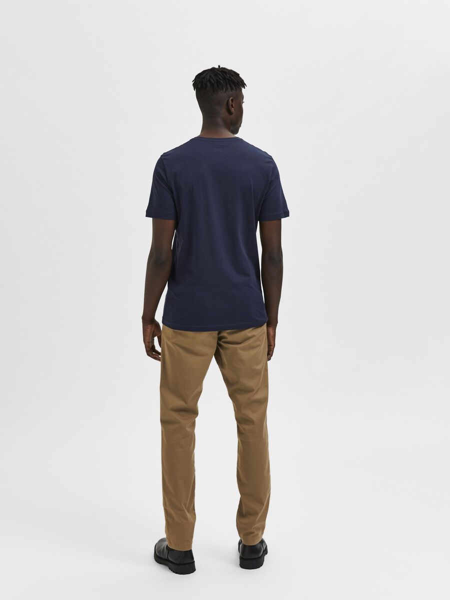 Selected 3-PACK COTTON T-SHIRT, Navy Blazer, highres - 16087854_NavyBlazer_004.jpg