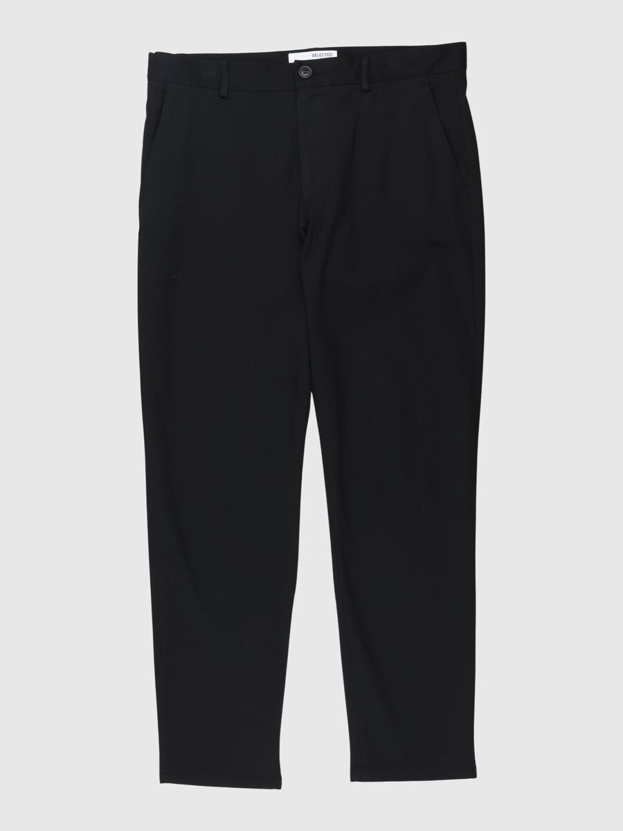 Selected 175 SLIM FIT CHINOS, Black, highres - 80000370_Black_001.jpg