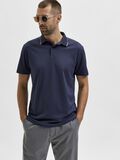 Selected SHORT SLEEVED COOLMAX® POLO SHIRT, Navy Blazer, highres - 16082844_NavyBlazer_008.jpg