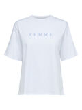 Selected CURVE - IMPRIMÉ T-SHIRT, Bright White, highres - 16087331_BrightWhite_001.jpg