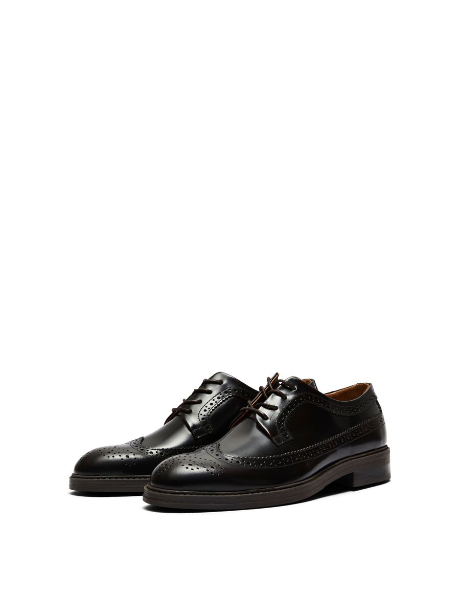 Selected LÄDERSYDD BROGUE-SKO, Chestnut, highres - 16081458_Chestnut_006.jpg