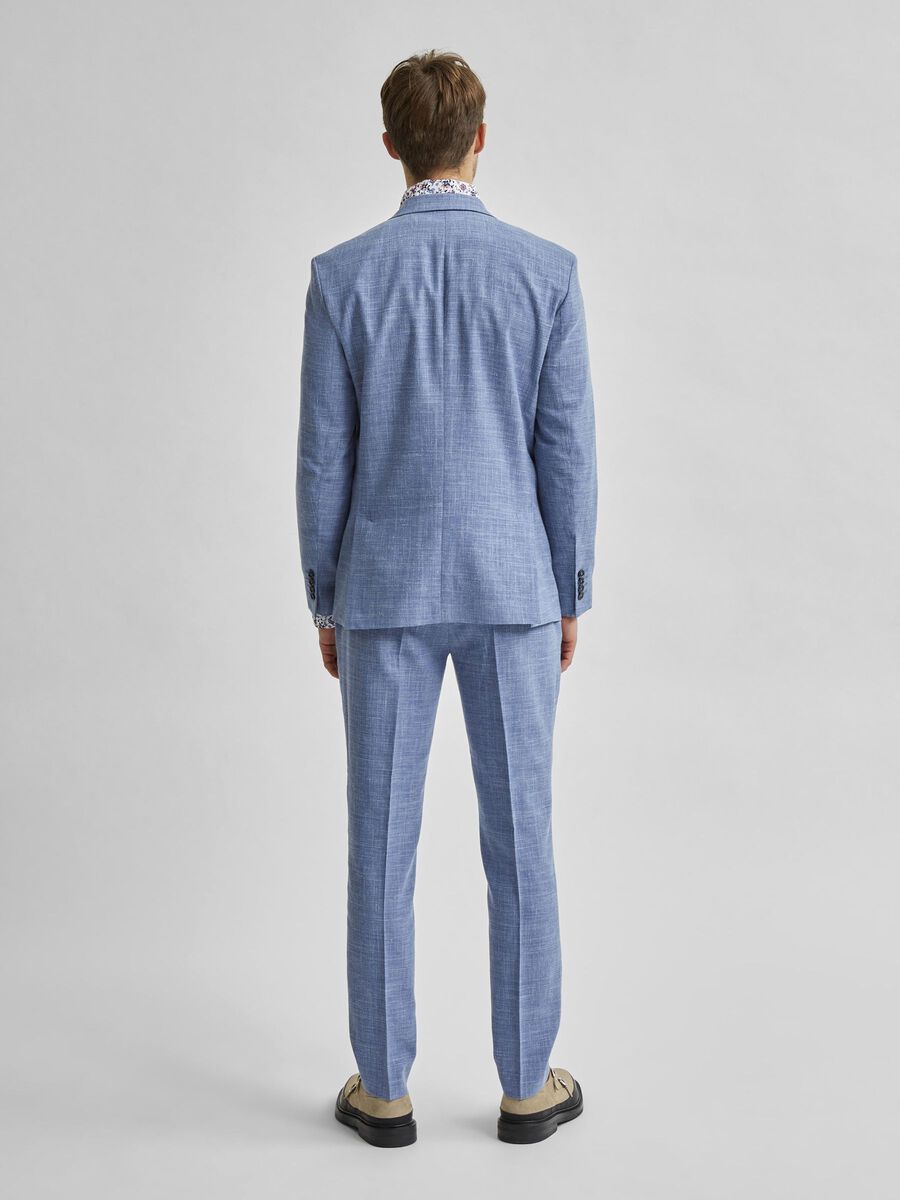 Selected - MODELO LIGERO BLAZER CON BOTONADURA SENCILLA, Light Blue, highres - 16078223_LightBlue_004.jpg