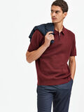Selected KNITTED POLO SHIRT, Tawny Port, highres - 16085288_TawnyPort_008.jpg