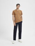 Selected V-HALS T-SHIRT, Toasted Coconut, highres - 16087850_ToastedCoconut_005.jpg