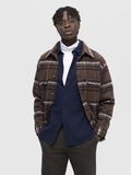 Selected FLANNEL OVERSHIRT, Dark Sapphire, highres - 16091358_DarkSapphire_1058517_008.jpg