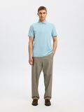 Selected ZIPPER POLO SHIRT, Winter Sky, highres - 16079026_WinterSky_005.jpg