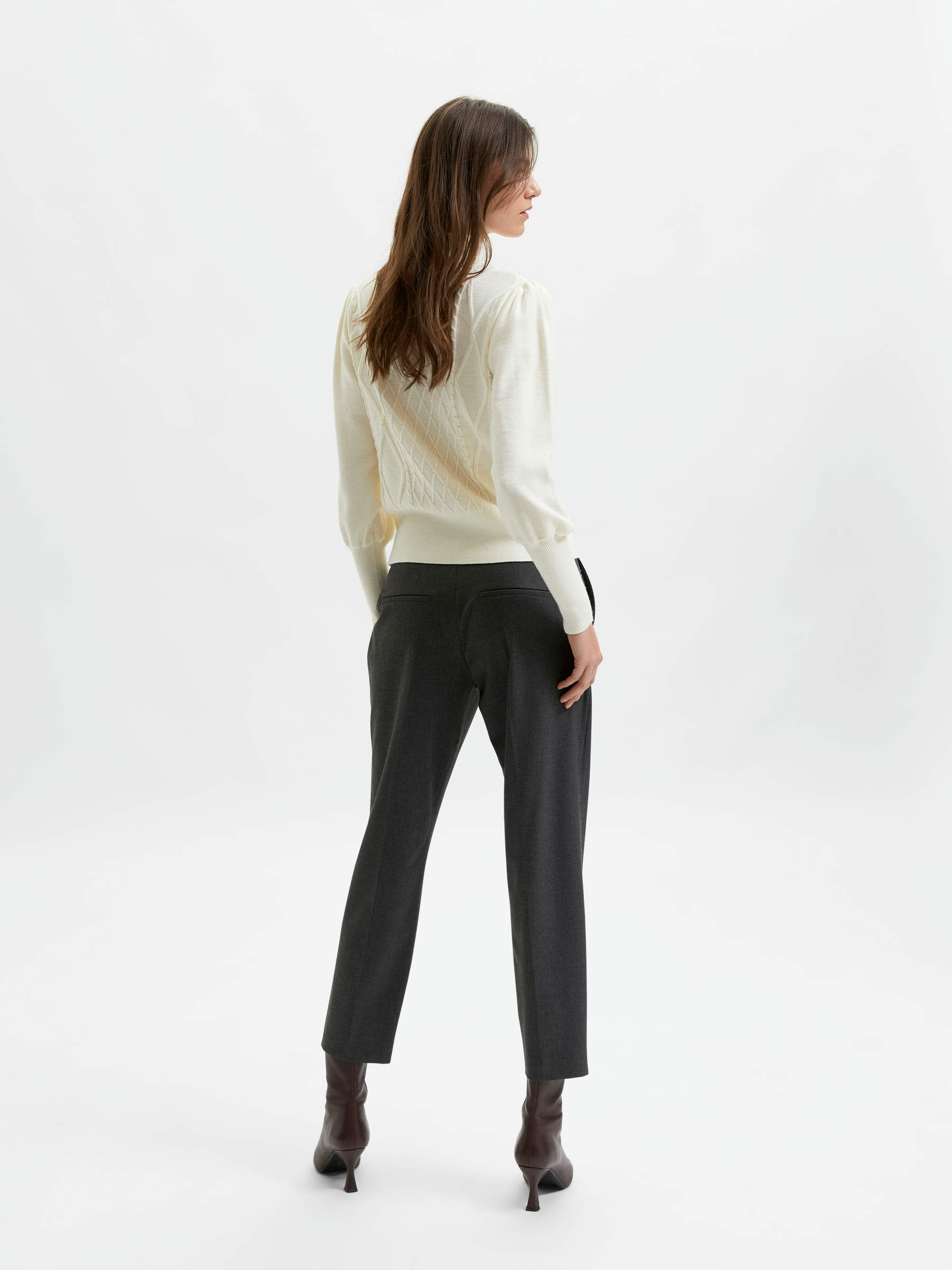 Cable knit jumper | Selected
