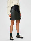 Selected KNEE-LENGTH - LEATHER SKIRT, Black, highres - 16071646_Black_728240_003.jpg