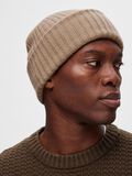 Selected MERINO WOOL BEANIE, Greige, highres - 16064168_Greige_004.jpg